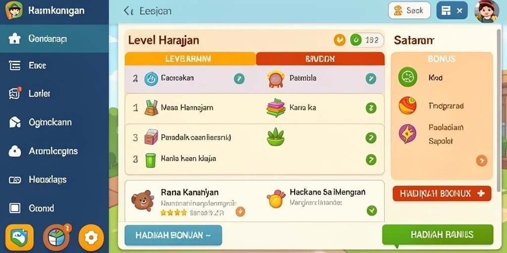 Tangkapan layar menunjukkan kualitas grafis AKUNJP yang memukau.