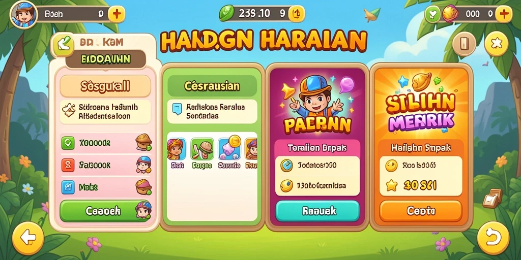 Screenshot menampilkan karakter utama dalam aksi.