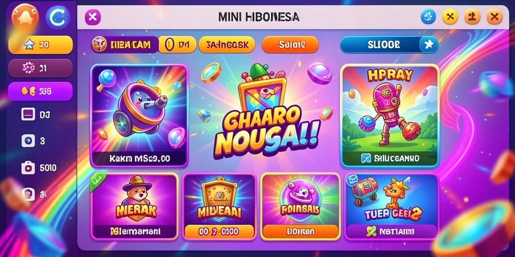 Tampilan mesin slot yang menarik dan penuh warna.