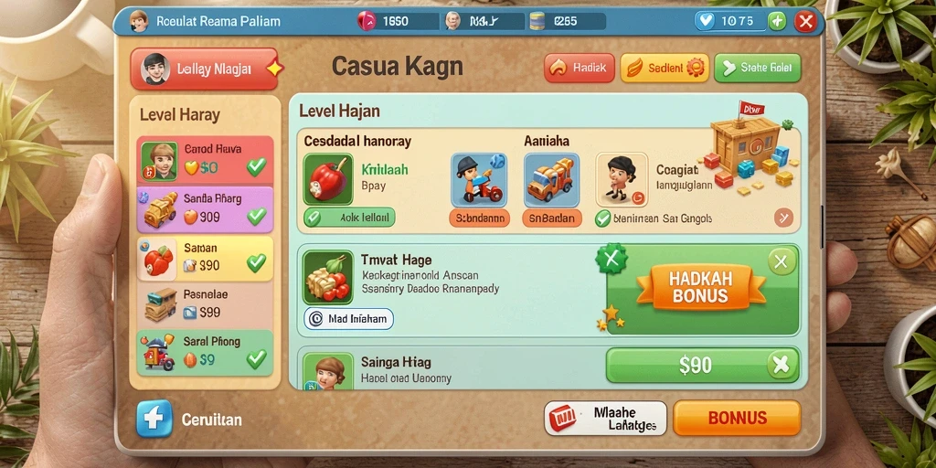 Tampilan antarmuka yang user-friendly dan menarik.