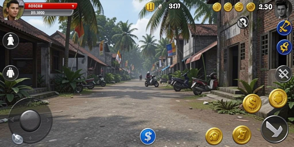 Tampilan grafis yang menarik dan warna cerah.