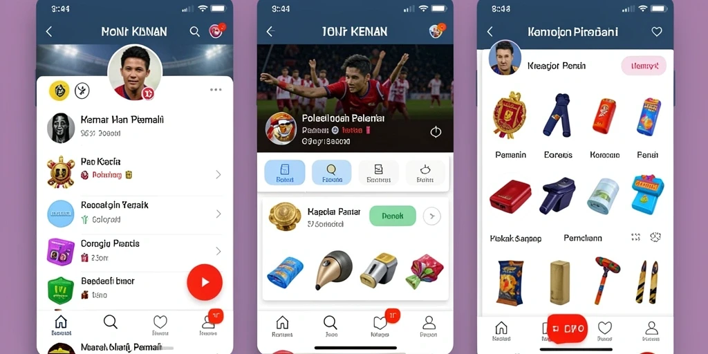 Tampilan antarmuka yang menarik dan user-friendly.